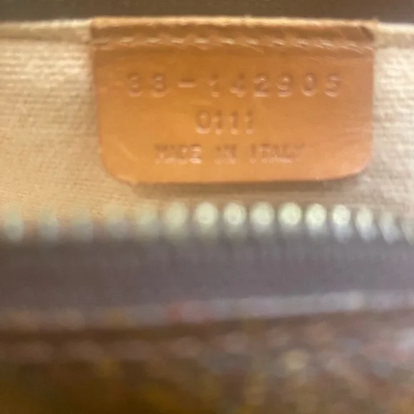 Vintage Etro Paisley Coated Canvas pouch / clutch/ shoulder bag - Picture 6 of 8